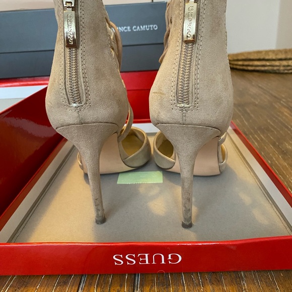 Guess nude suede stilettos - Picture 4 of 4